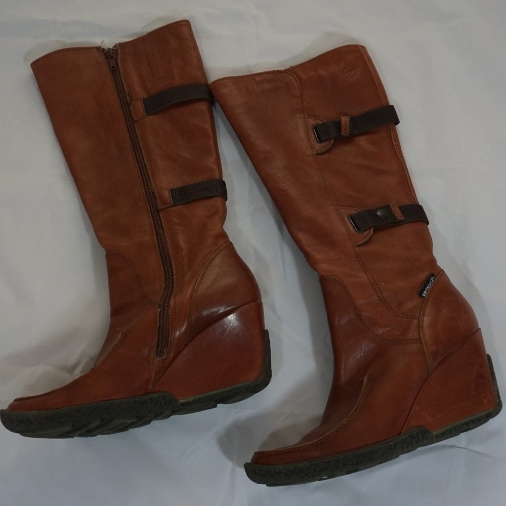 Bronx Tall Wedge Platform Boots Size 39